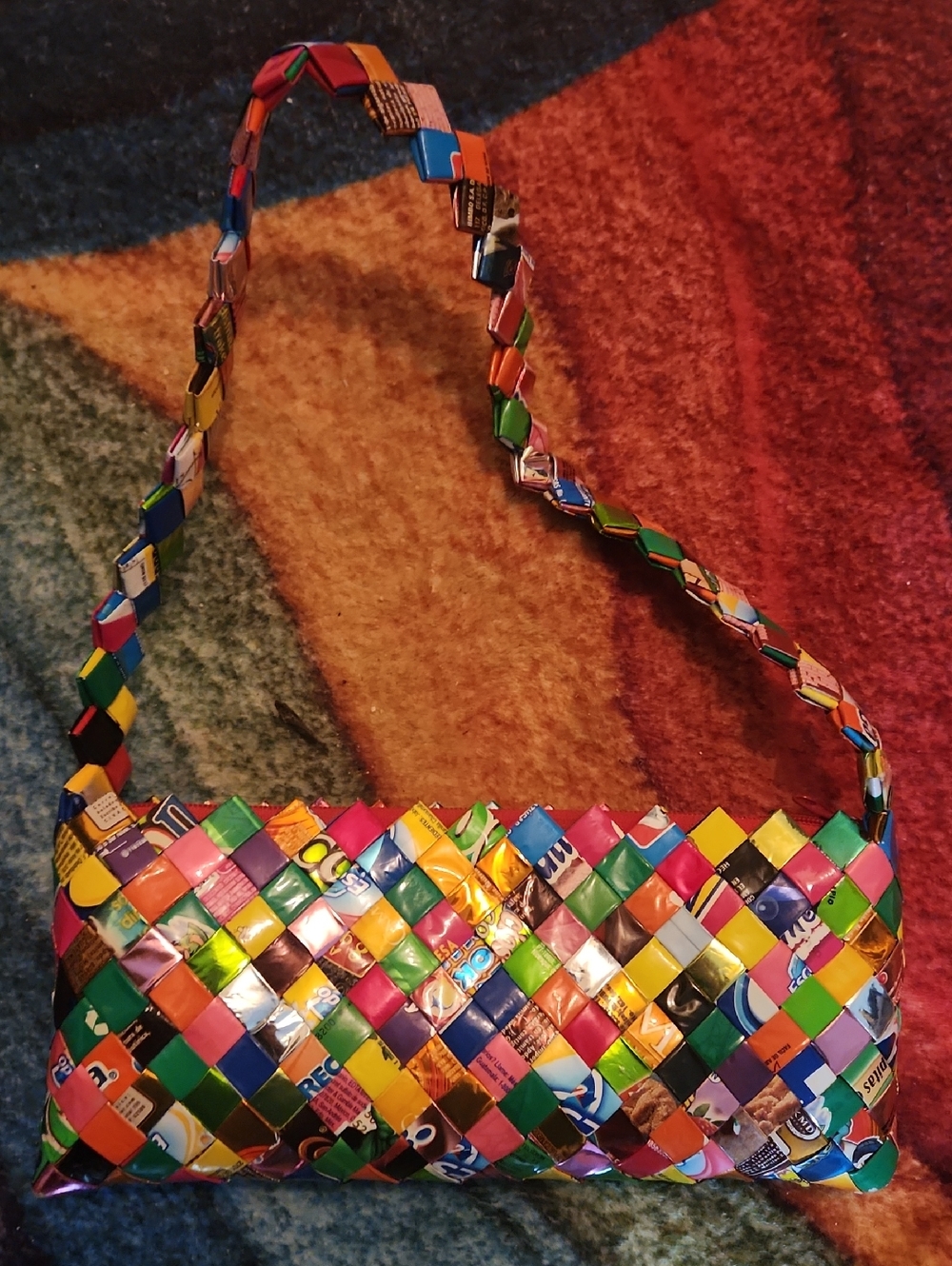Handmade, Multicolor Shoulder Bag - Eco Chic.